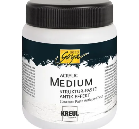 Acrylic Medium Struktur-Paste Antik-Effekt