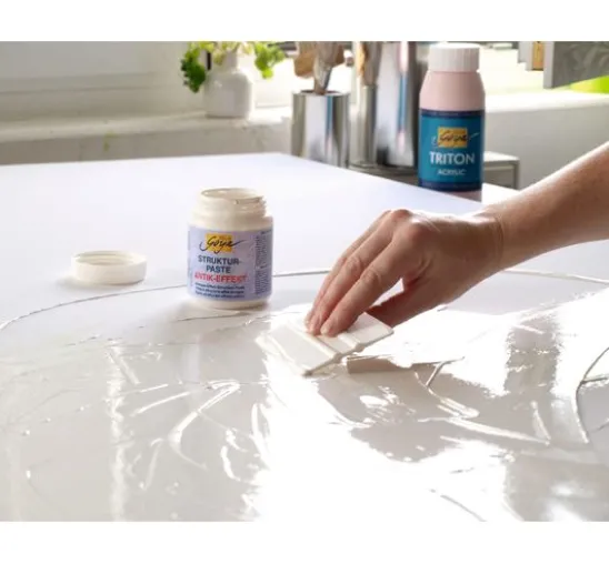 Acrylic Medium Struktur-Paste Antik-Effekt