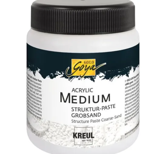 Acrylic Medium Struktur-Paste Grobsand