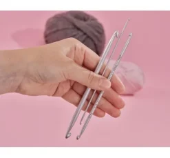 addi Tunesische Doppelhäkelnadel, Aluminium