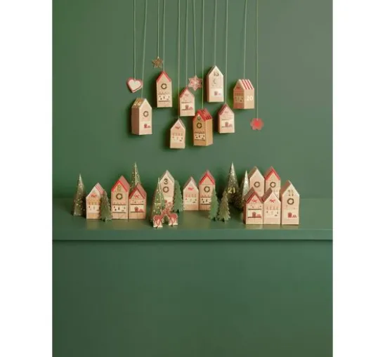 Adventskalender Bastelset "Weihnachtsmarkt"
