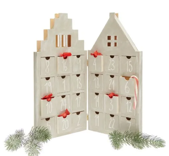 Adventskalender "Haus", aufklappbar