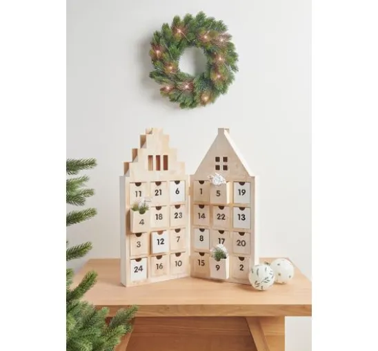 Adventskalender "Haus", aufklappbar