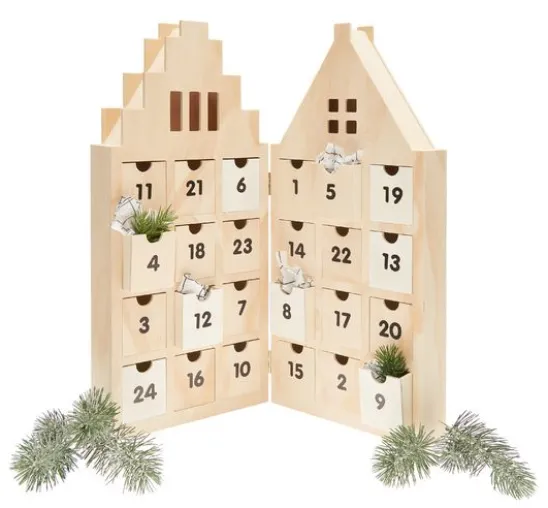 Adventskalender "Haus", aufklappbar