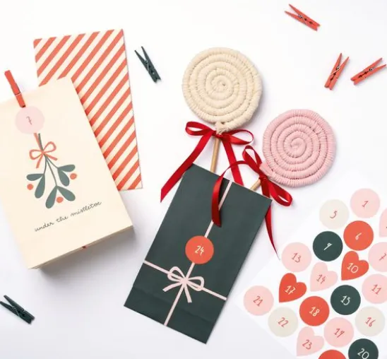 Adventskalender-Set "Bowtiful Christmas"