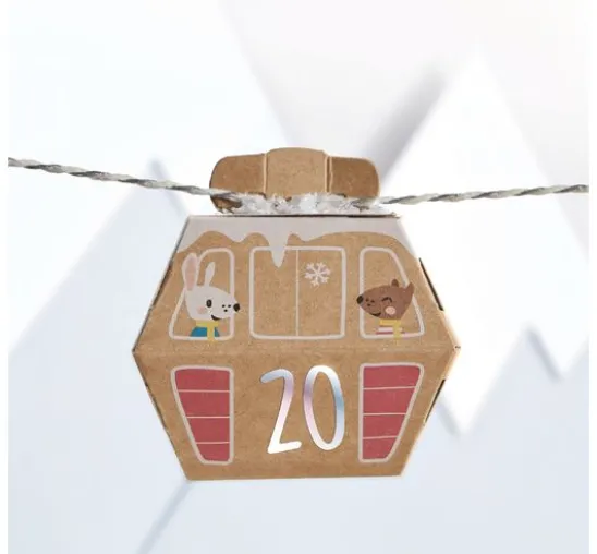Adventskalender-Set "Snow Village"