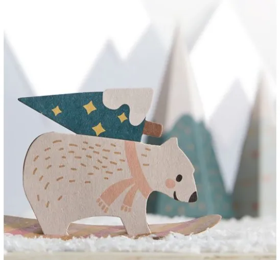 Adventskalender-Set "Snow Village"