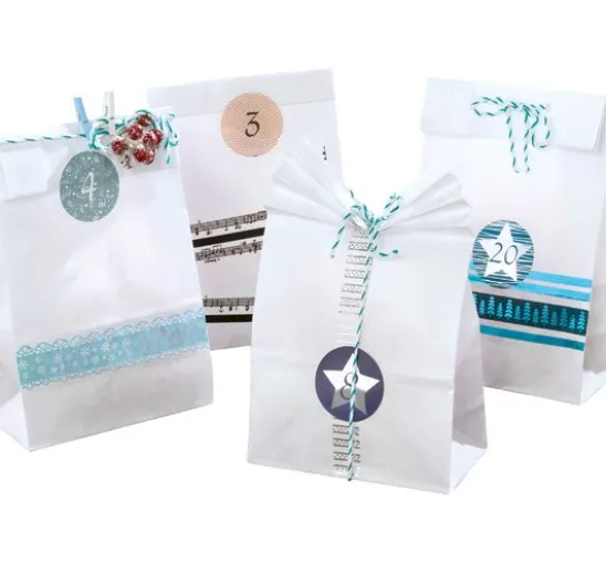 Adventskalender-Set "Weiß"