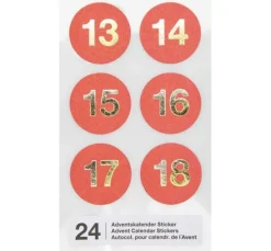 Adventskalender-Sticker