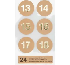Adventskalender-Sticker