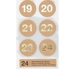 Adventskalender-Sticker