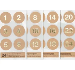Adventskalender-Sticker