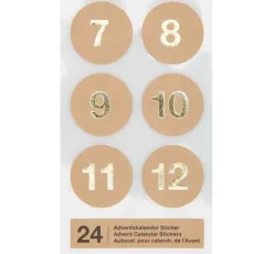 Adventskalender-Sticker