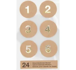 Adventskalender-Sticker