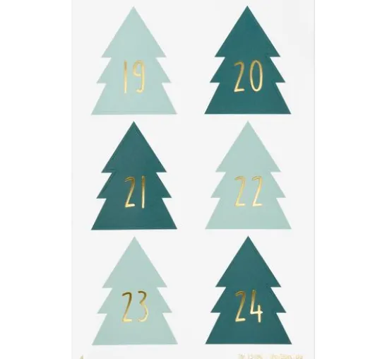 Adventskalendersticker "Christmas Tree"