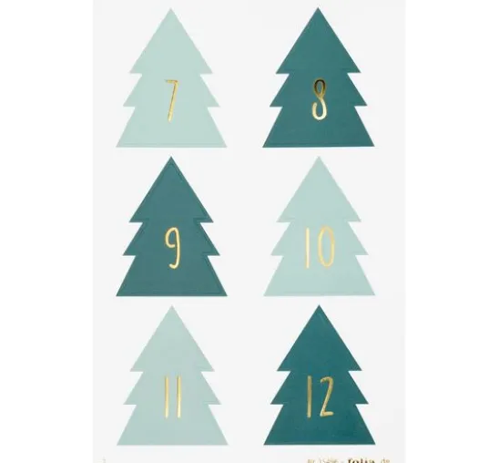 Adventskalendersticker "Christmas Tree"