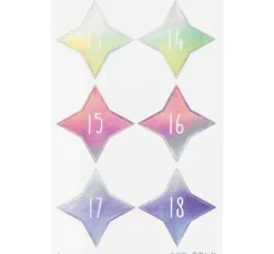 Adventskalendersticker "Sparks Iridescent"