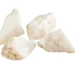 Alabaster, 1,5 kg, weiß-grau