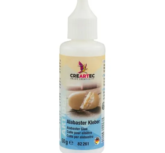 Alabaster‑Kleber