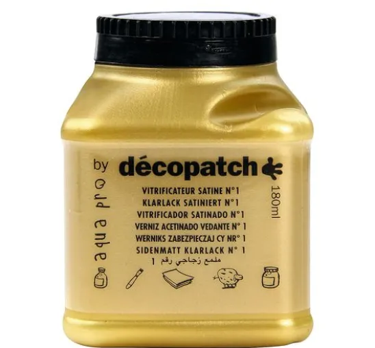 Aquapro-Klarlack " Seidenmatt", 180 ml