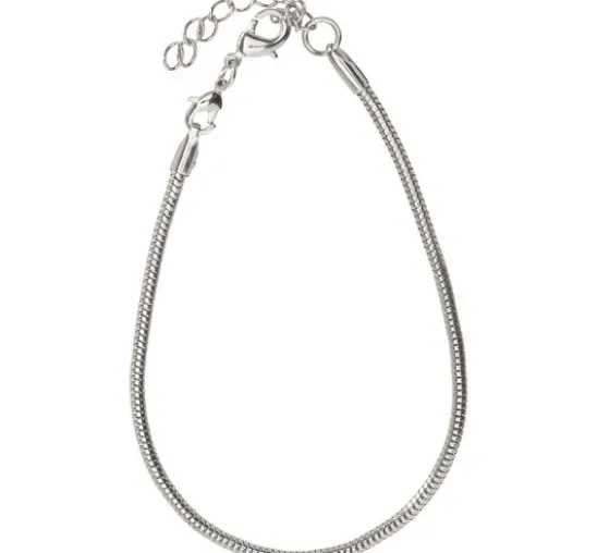 Armband mit Regulierungskettchen "Platin"