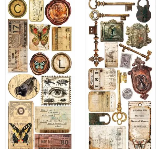 Art Stickers "Cabinet of Curiosities"