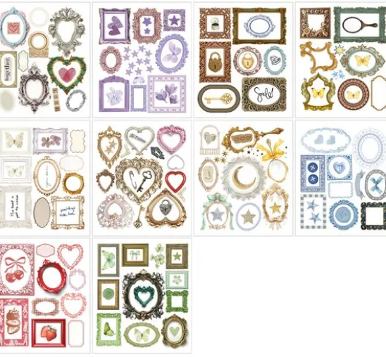 Art Stickers "Whisper Frames"