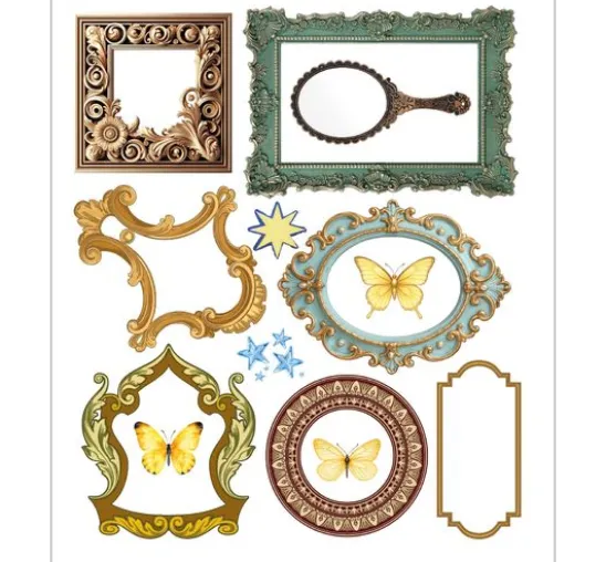 Art Stickers "Whisper Frames"