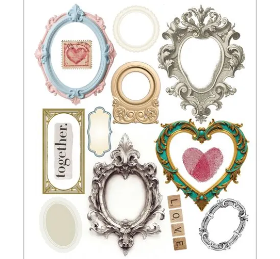 Art Stickers "Whisper Frames"