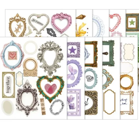 Art Stickers "Whisper Frames"