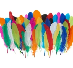 Bastelfedern "Bunt"