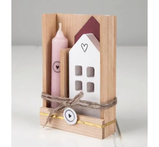 Bastelpackung Holz "Klötzchen & Platten"