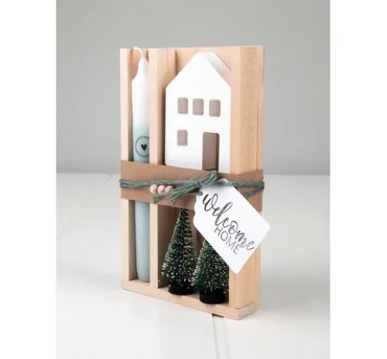 Bastelpackung Holz "Klötzchen & Platten"