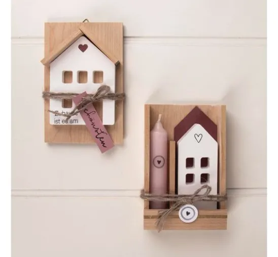 Bastelpackung Holz "Klötzchen & Platten"