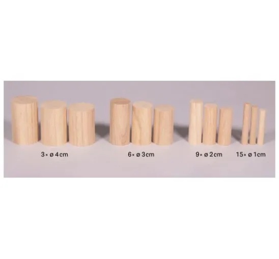 Bastelpackung Holz "Rundstäbe"