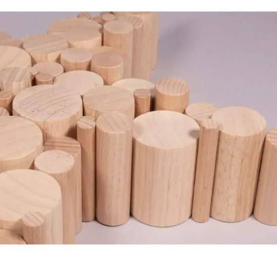 Bastelpackung Holz "Rundstäbe"