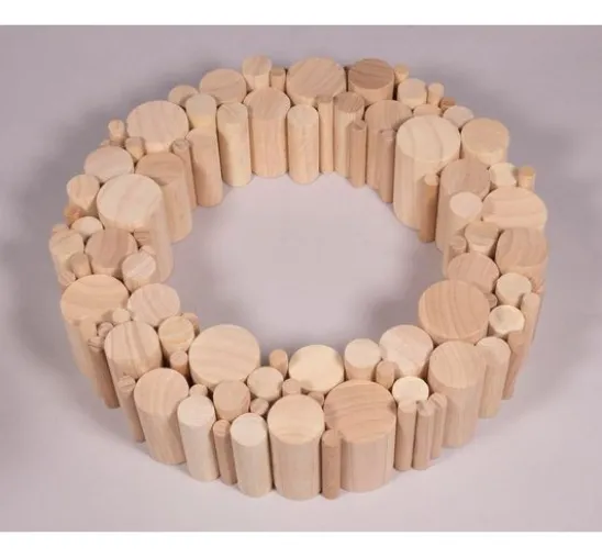 Bastelpackung Holz "Rundstäbe"