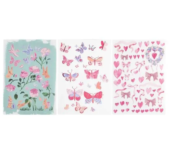Bastelpapier-Block "La Vie En Rose"