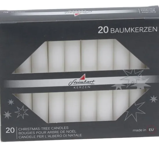 Baumkerzen durchgefärbt, 20er-Pack