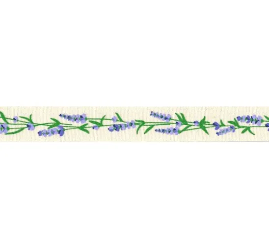 Baumwollband "Lavendel"