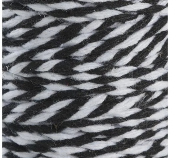 Baumwollkordel, 2 mm, Rolle à 25 m