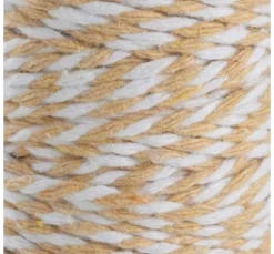 Baumwollkordel, 2 mm, Rolle à 25 m
