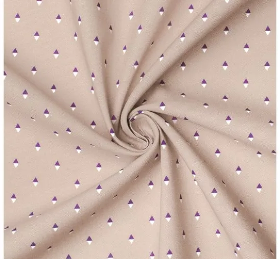 Baumwoll-Stoff "Brilliant" Rhombus
