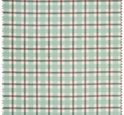 Baumwoll-Stoff "British Karo Grün"