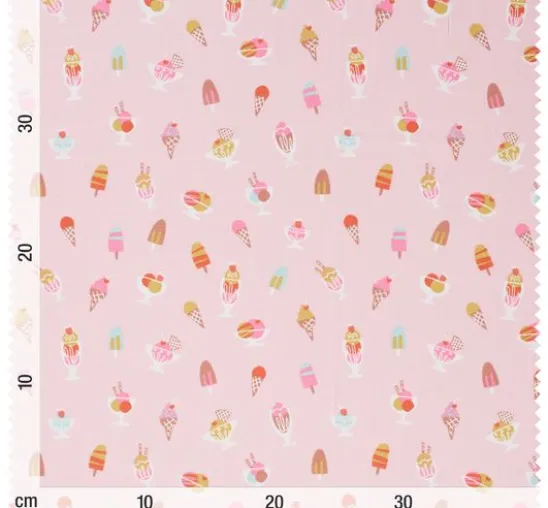 Baumwoll-Stoff "Icecream"