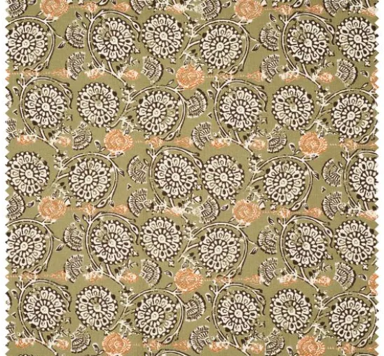 Baumwoll-Stoff "Jivana-Khaki"