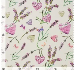 Baumwoll-Stoff "Lavanda"