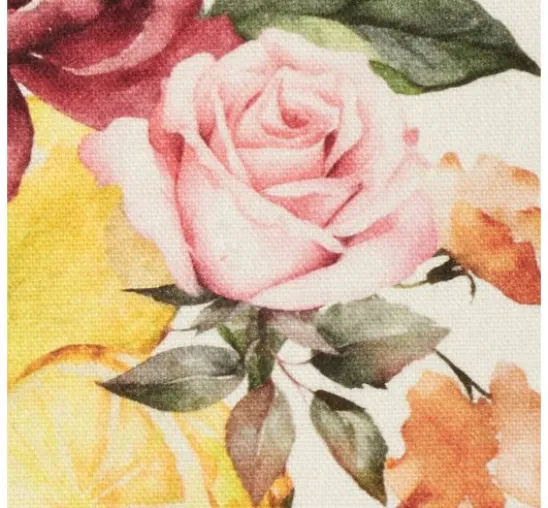 Baumwoll-Stoff "Lemon and Roses"
