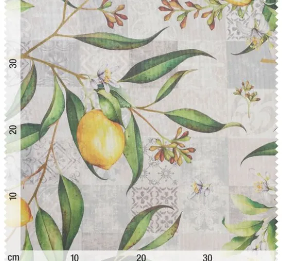 Baumwoll-Stoff "Limonero", Acryl beschichtet