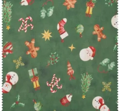 Baumwoll-Stoff Popeline "Classic Christmas"